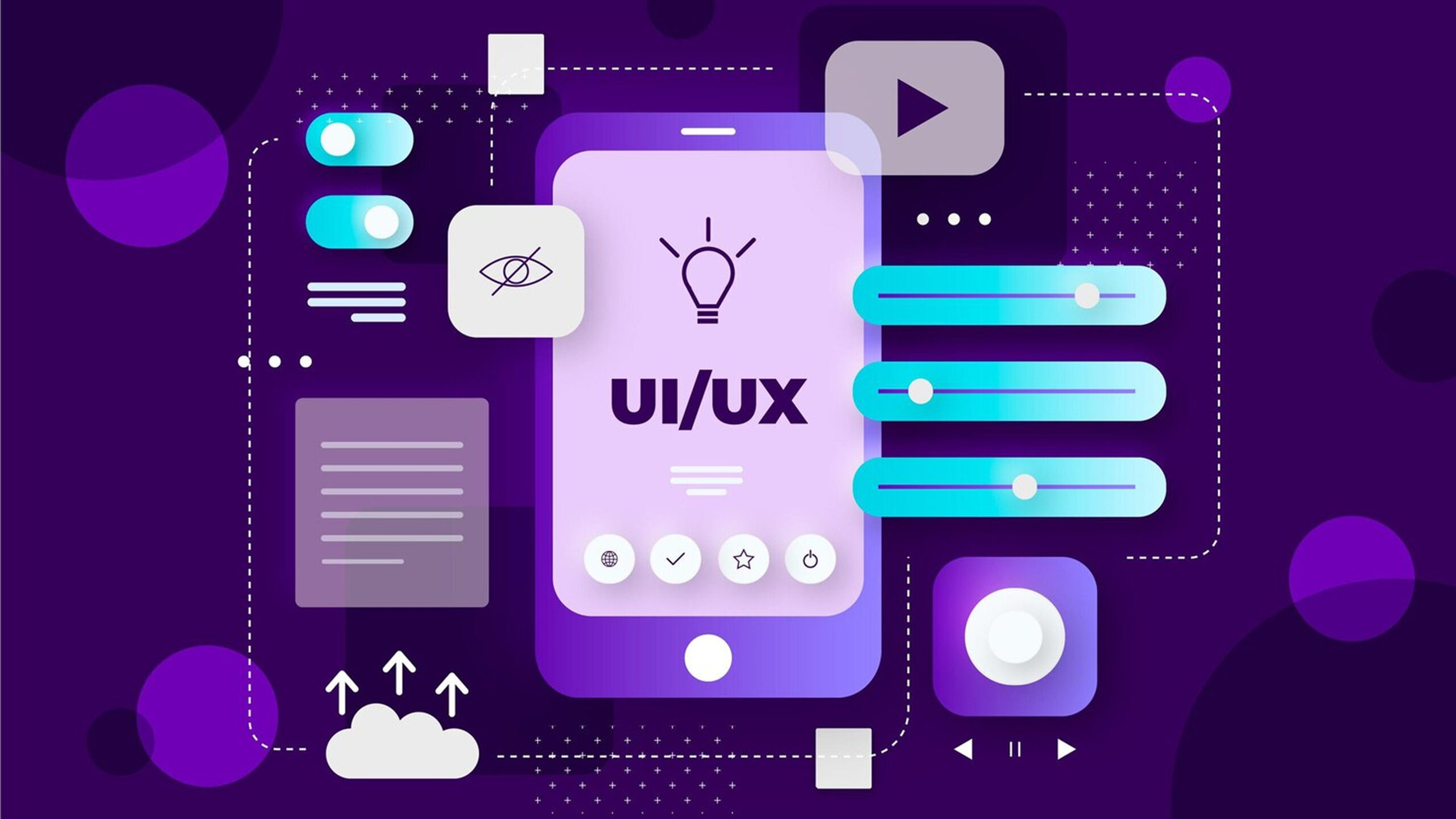 Professional UI/UX design services in Datia MP by GrowWebX showing modern user interface and user experience design for business websites.