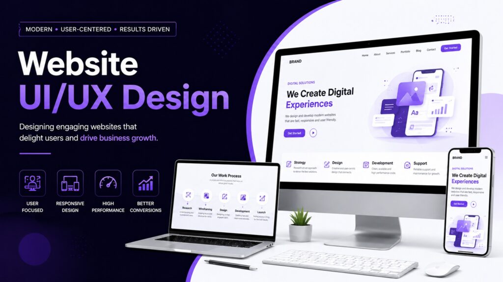 Website UI/UX Design Services in India | User-Centered Web Design